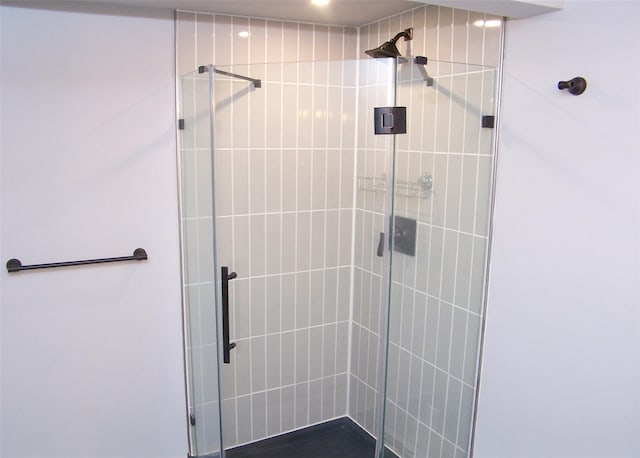 full bathroom with a stall shower