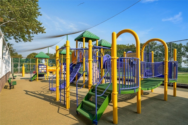 view of communal playground