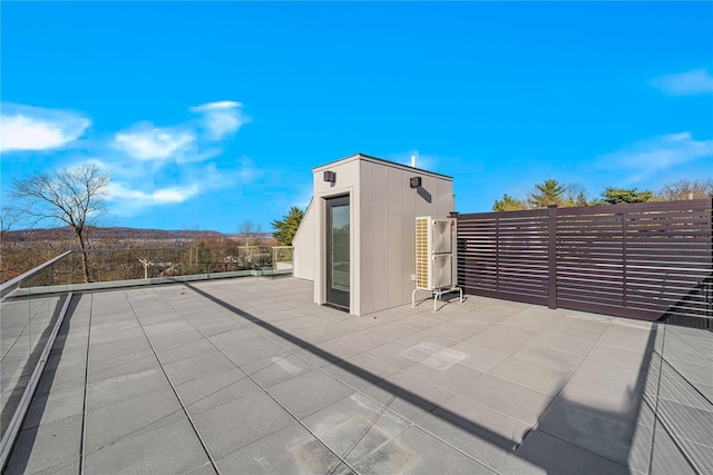 view of patio / terrace featuring a balcony