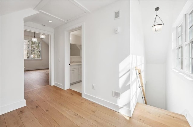 57 Old Orchard Ln, Scarsdale, NY 10583 - interior space featuring light wood-style floors, baseboards, visible vents, and recessed lighting