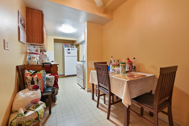 view of dining room