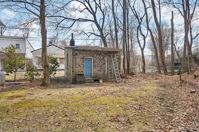 view of outdoor structure