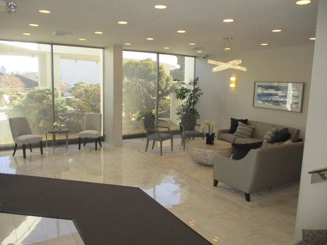 view of community lobby