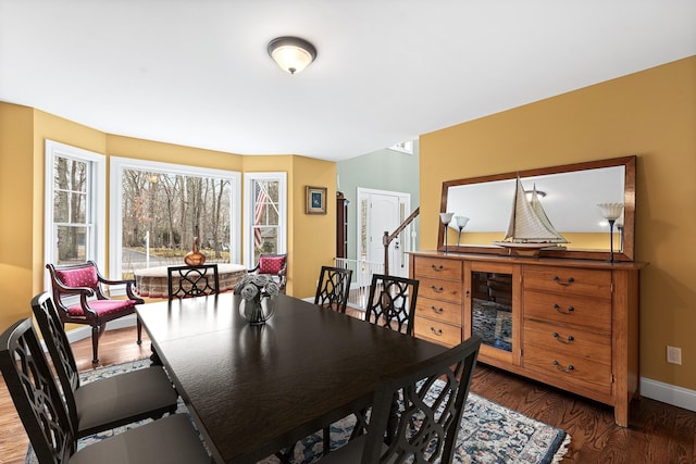 380 Hickory Rd, Southold, NY 11971 - dining room with baseboards and wood finished floors