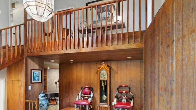 898 Gipsy Trail Rd, Carmel, NY 10512 - interior space featuring wooden walls and recessed lighting