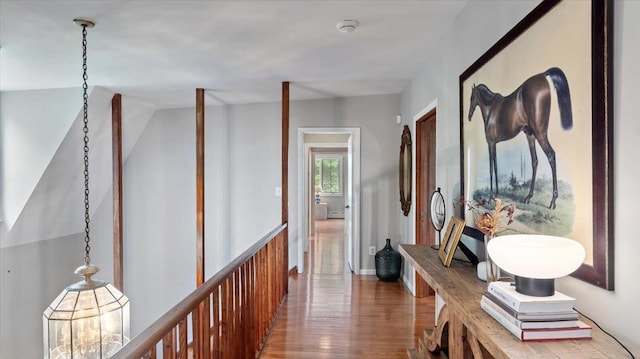 898 Gipsy Trail Rd, Carmel, NY 10512 - hall featuring baseboards, baseboard heating, and wood finished floors