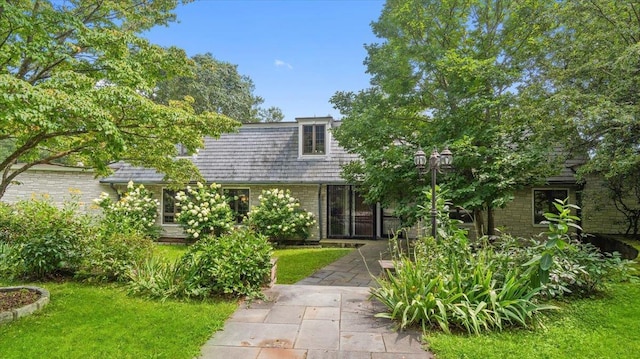 898 Gipsy Trail Rd, Carmel, NY 10512 - view of front of property with brick siding and a front lawn