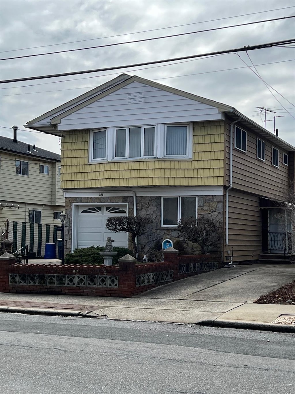 view of front of home featuring stone siding