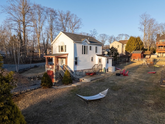 view of back of property