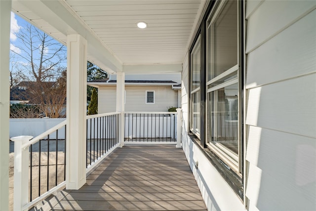 view of deck