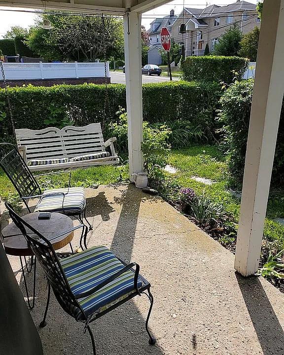 view of patio with covered porch