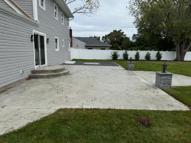 view of patio / terrace featuring a fenced backyard