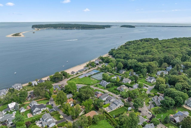 2 Valley Dr, Huntington Bay, NY 11743 - aerial view of property and surrounding area with a large body of water and nearby suburban area