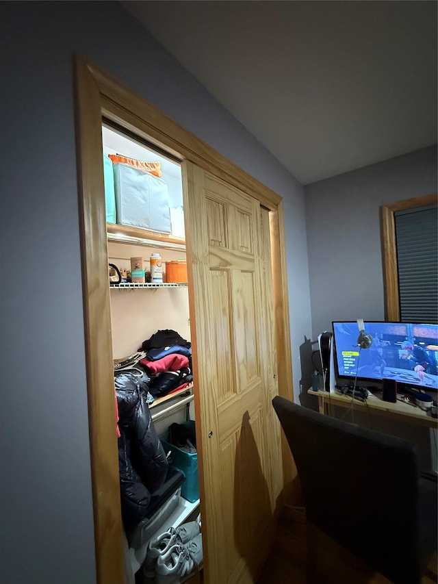 view of closet