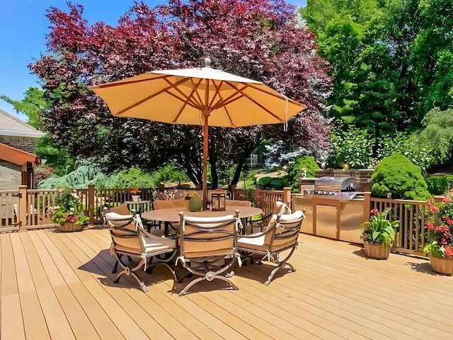 25 Pine Glen Dr, Blauvelt, NY 10913 - wooden terrace featuring outdoor dining area and area for grilling