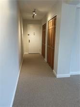 corridor with baseboards