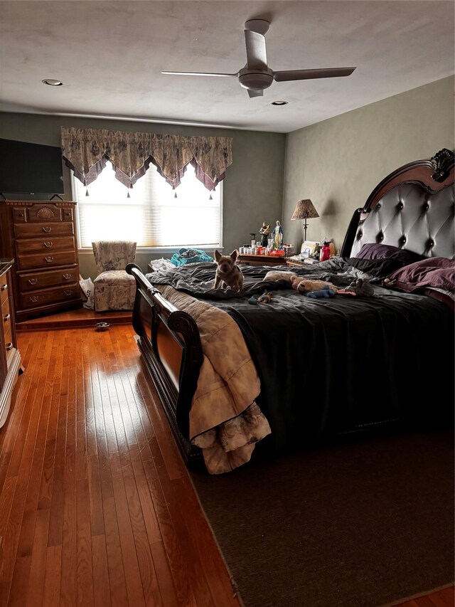 109 Virginia Ave, Lake Grove, NY 11755 - bedroom with ceiling fan and hardwood / wood-style flooring