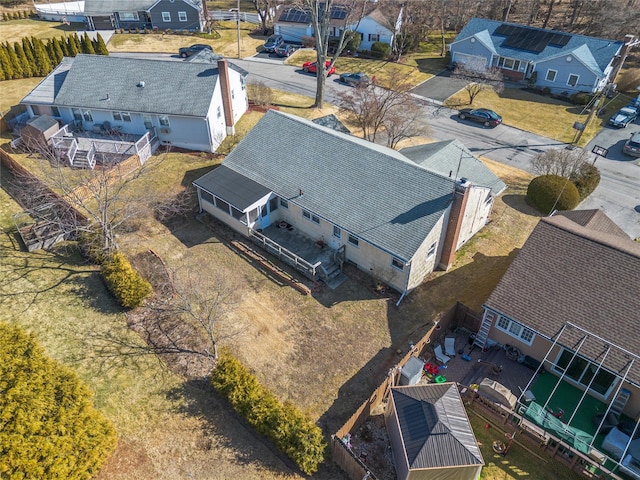 birds eye view of property featuring a residential view