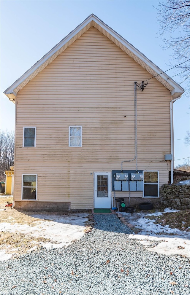 view of home's exterior