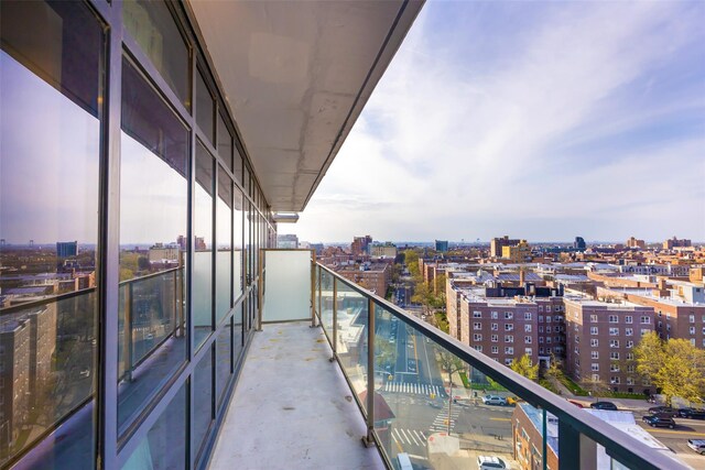 41-62 Bowne St Unit 12G, Flushing, NY 11355 - balcony featuring a city view