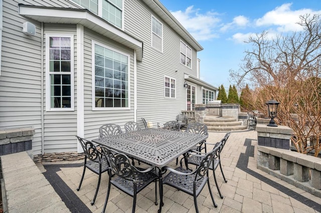 view of patio / terrace with outdoor dining space