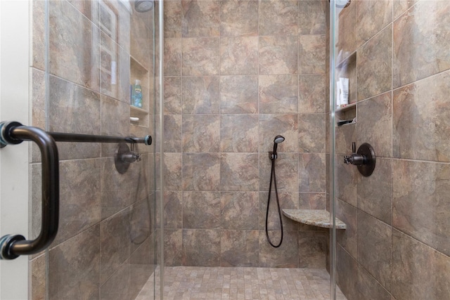 full bath with a stall shower