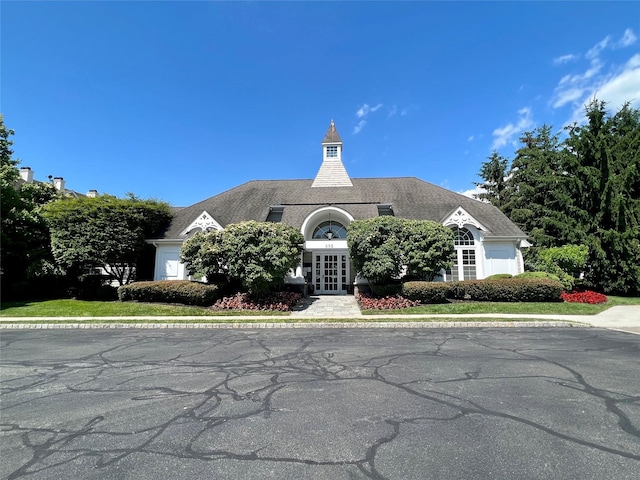 view of building exterior featuring an attached garage