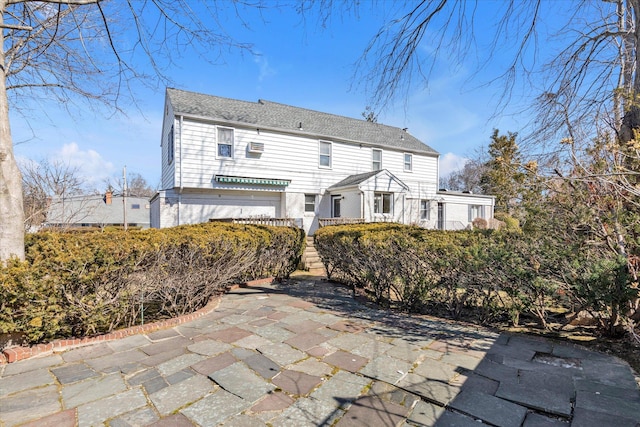 view of rear view of property