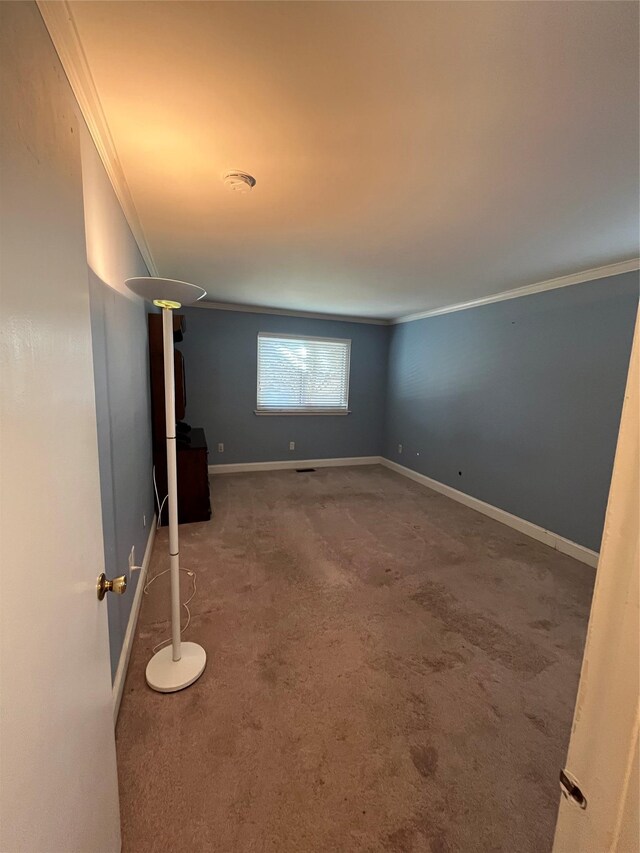 27 Sycamore Dr Bldg 2A, Middletown, NY 10940 - interior space with baseboards, carpet, and crown molding