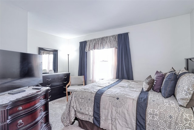 bedroom featuring carpet flooring