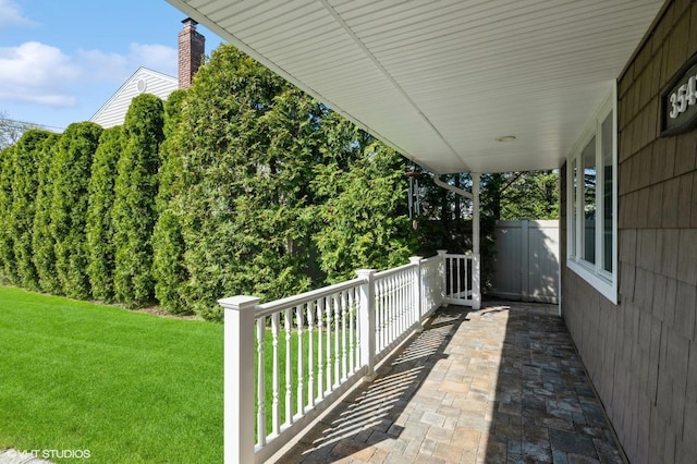 view of patio