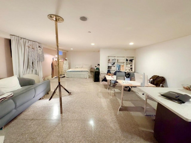 125-19 14th Ave, College Point, NY 11356 - living room featuring recessed lighting