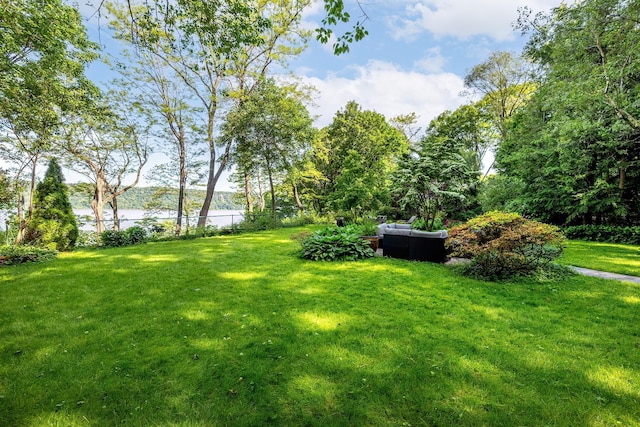 2727 Palisade Ave Unit 9B, Bronx, NY 10463 - view of green lawn featuring a water view