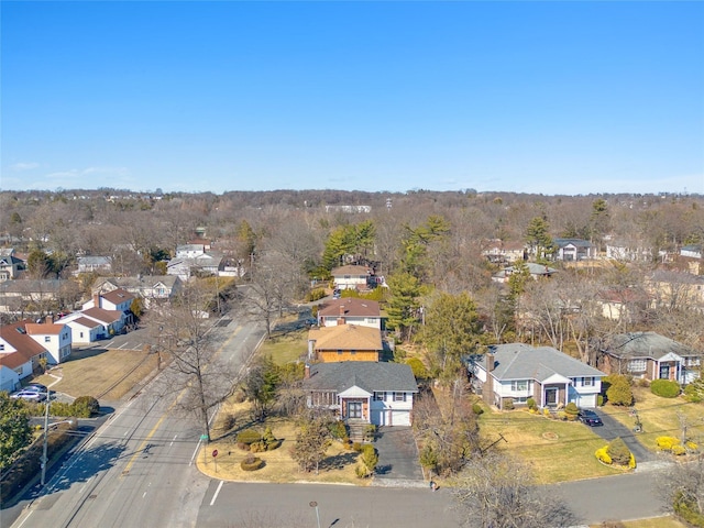 drone / aerial view featuring a residential view