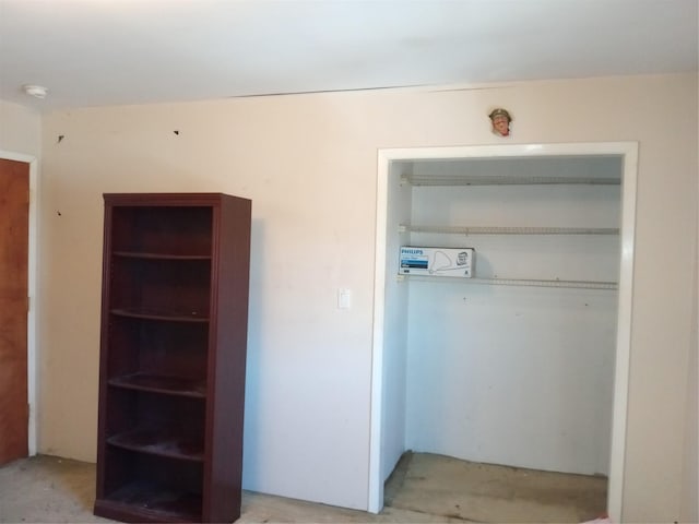 view of closet