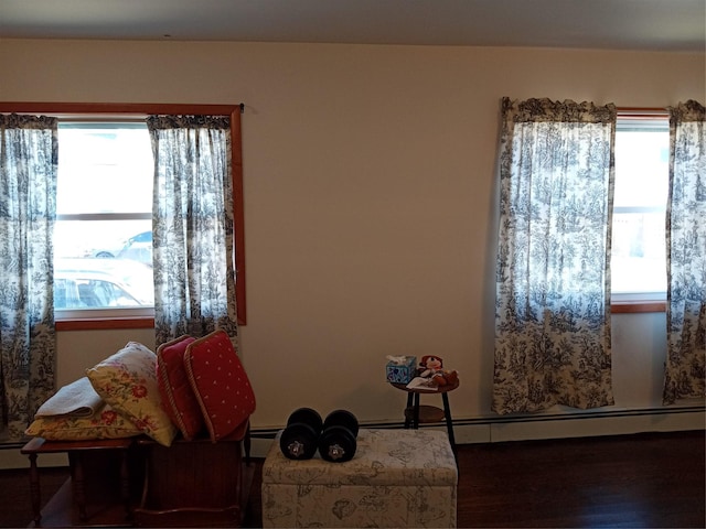 2706 Peconic Ave, Seaford, NY 11783 - interior space with a baseboard heating unit