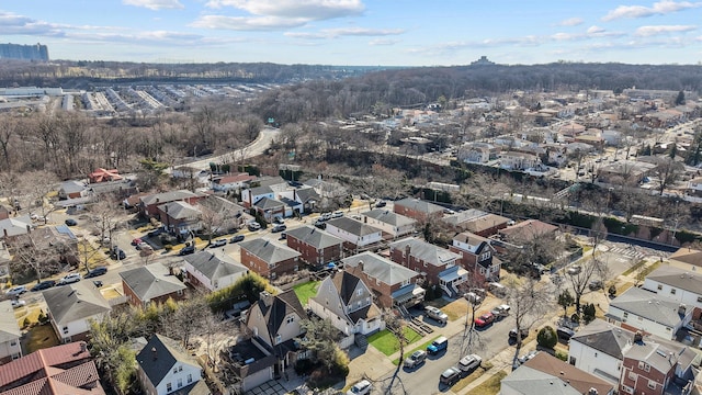 bird's eye view featuring a residential view