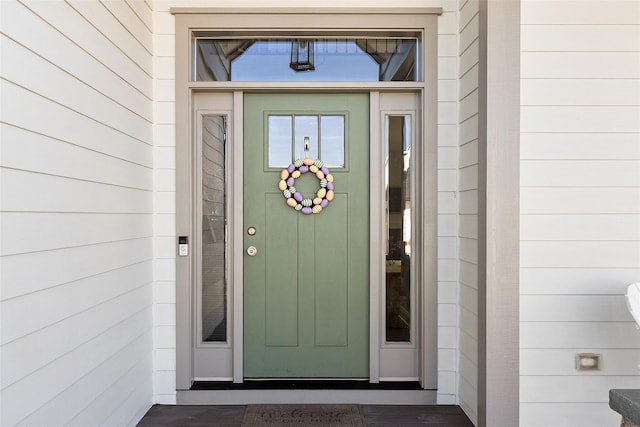 view of property entrance