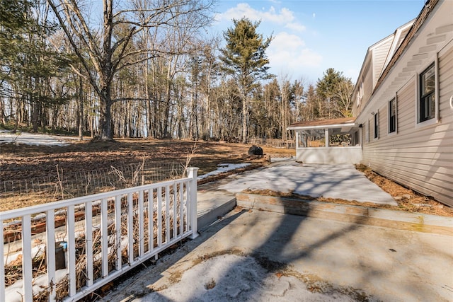 38 Marjorie Dr, Monticello, NY 12701 - view of patio / terrace featuring a sunroom