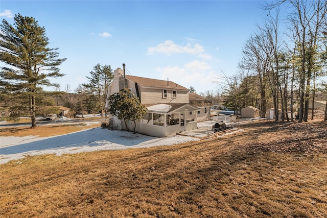 38 Marjorie Dr, Monticello, NY 12701 - exterior space with a chimney