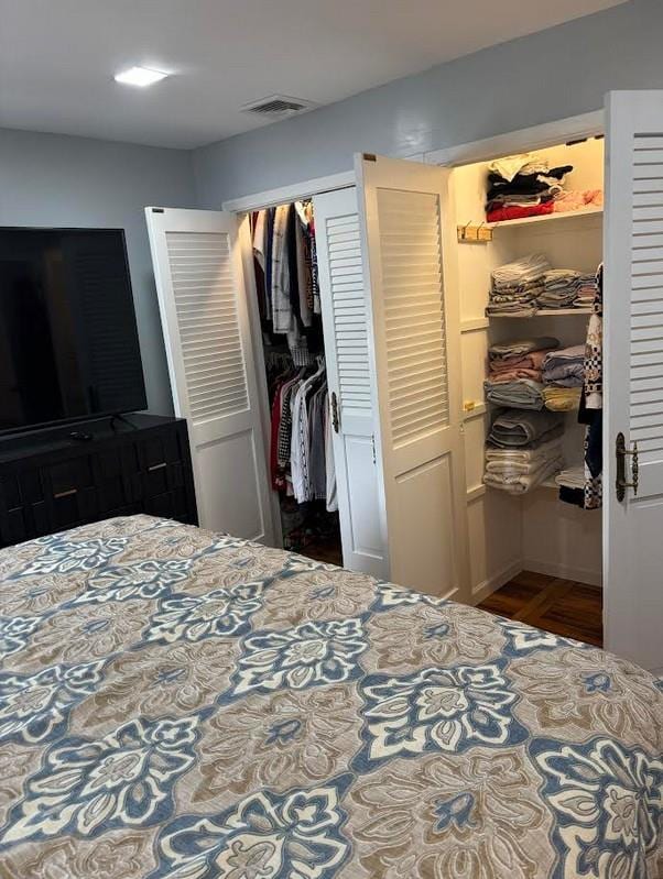 162-30 89th St, Howard Beach, NY 11414 - bedroom with a closet, visible vents, and a spacious closet