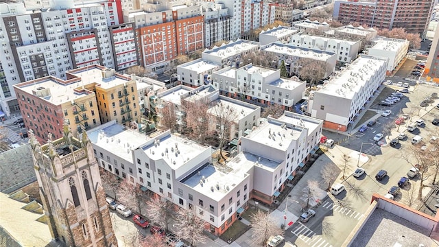 bird's eye view featuring a view of city