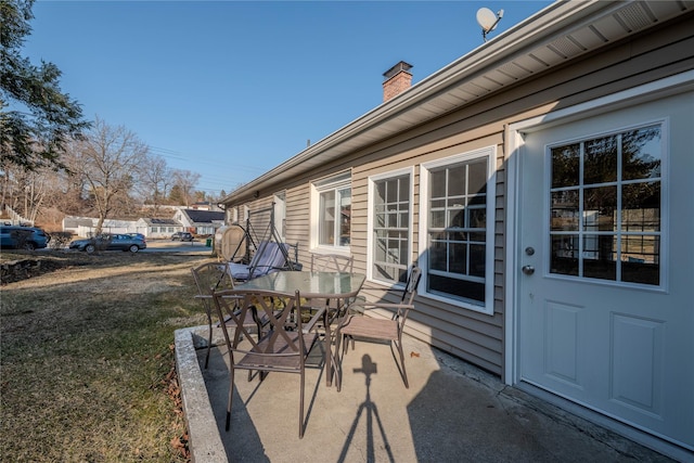 view of patio / terrace with outdoor dining area