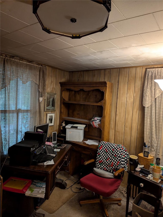 45 Clancy Ave, New Windsor, NY 12553 - office area with wood walls