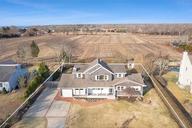 118 Paquatuck Ave, East Moriches, NY 11940 - bird's eye view with a rural view