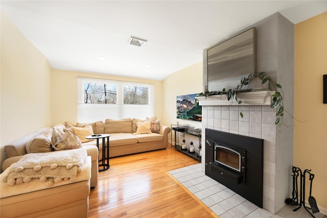 118 Paquatuck Ave, East Moriches, NY 11940 - living area with light wood finished floors and visible vents