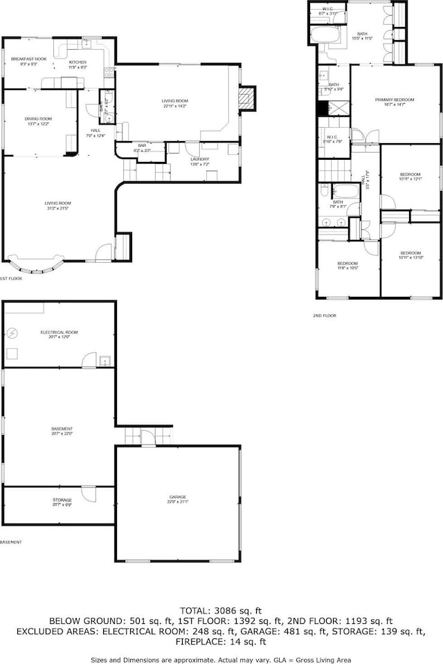 4 Park Pl, Oyster Bay, NY 11771 - plan