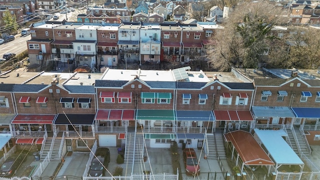 drone / aerial view featuring a residential view