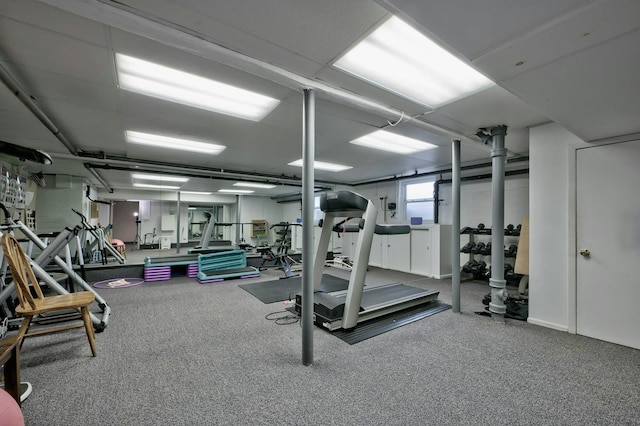 view of exercise room