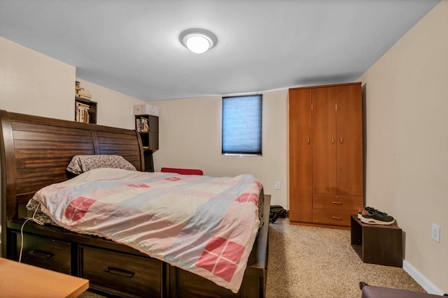 bedroom with baseboards